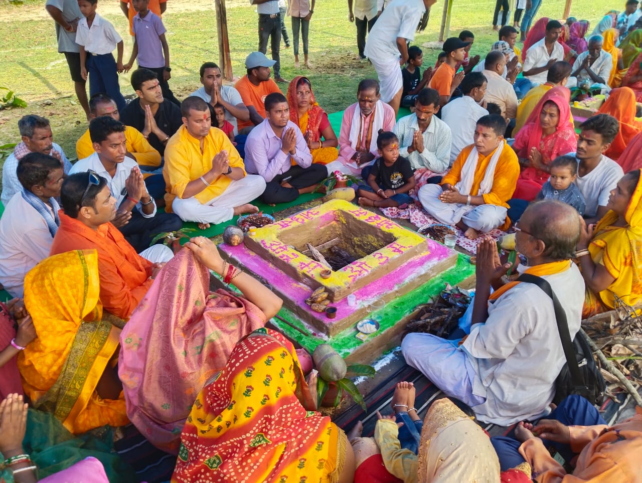 देवानगञ्जमा १५ सय मानिसको सनातन धर्ममा पुनः स्वागत, ग्राम शुद्धिकरण महायज्ञ सम्पन्न
