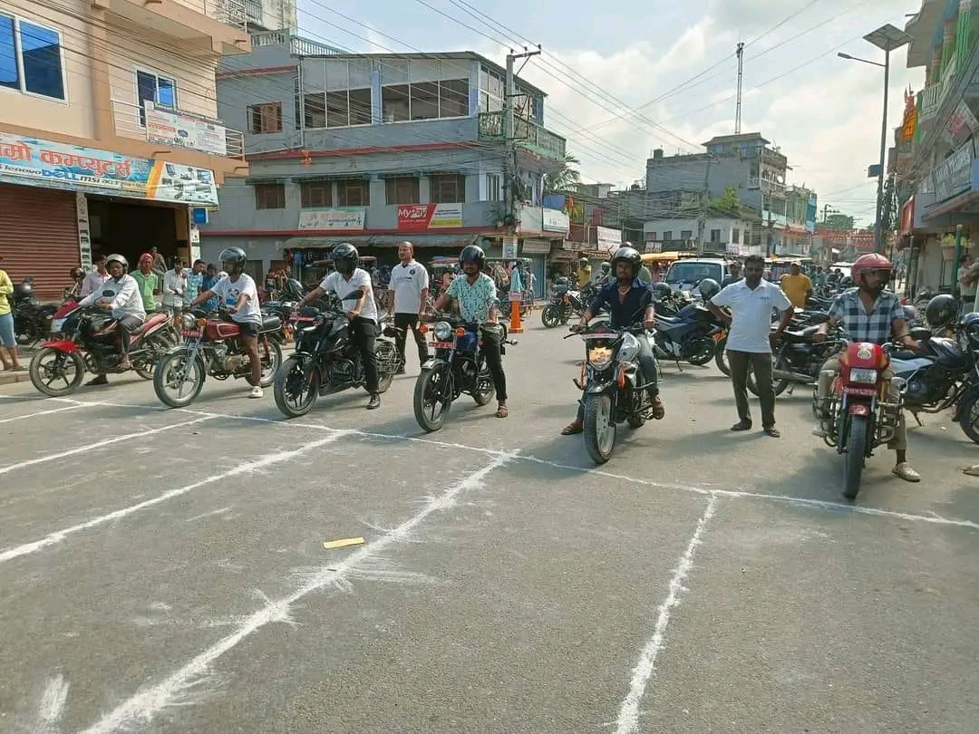 इनरुवा जेसिज २०२४: स्लो बाइक रेस प्रतियोगिता सम्पन्न