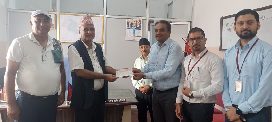 विराटनगरको सडक सौन्दर्यकरणका लागि हिमालयन बैंकको सहयोग