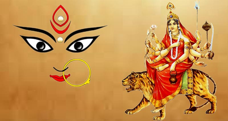 दशैंको आज तेस्रो दिन चन्द्रघण्टा देवीको पुजा गरिँदै।।