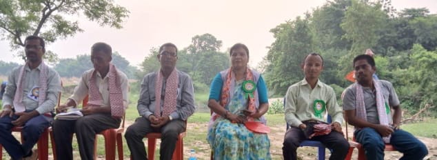 बाबा शिब मन्दिरकाे शिलान्यास